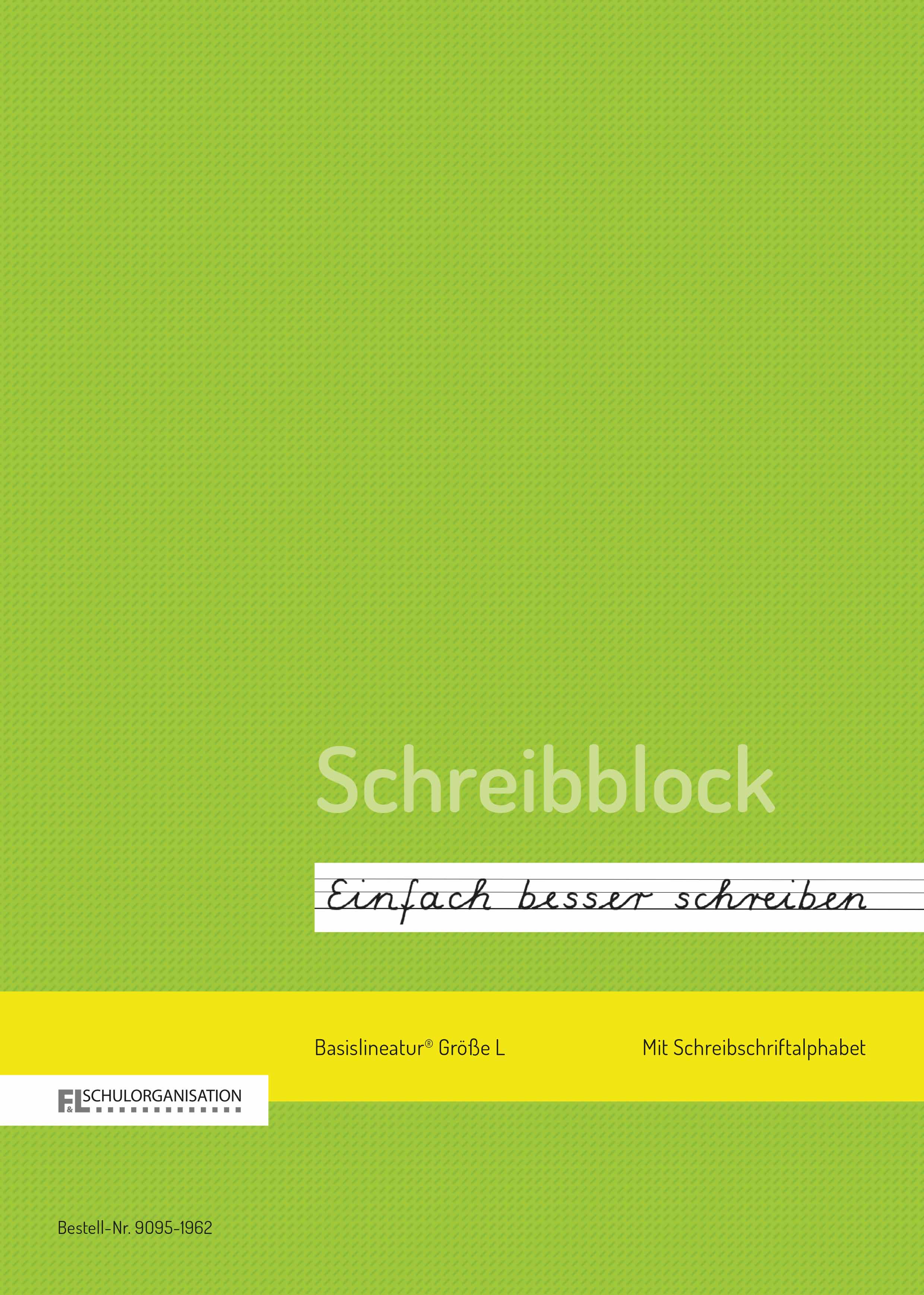 Schreibblock Lineatur L Einfach besser schreiben