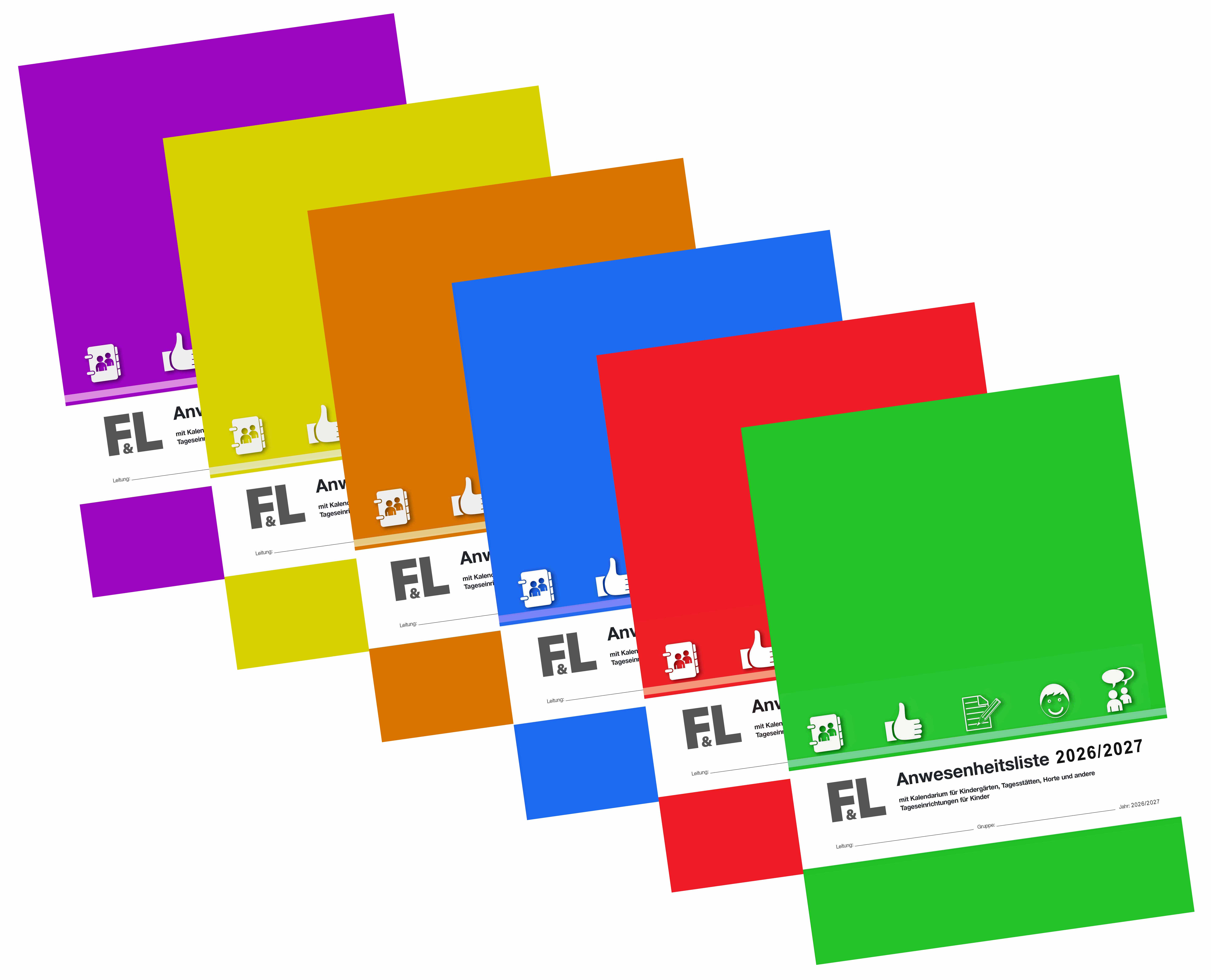 Anwesenheitsliste mit Kalendarium Ausgabe 2026/2027