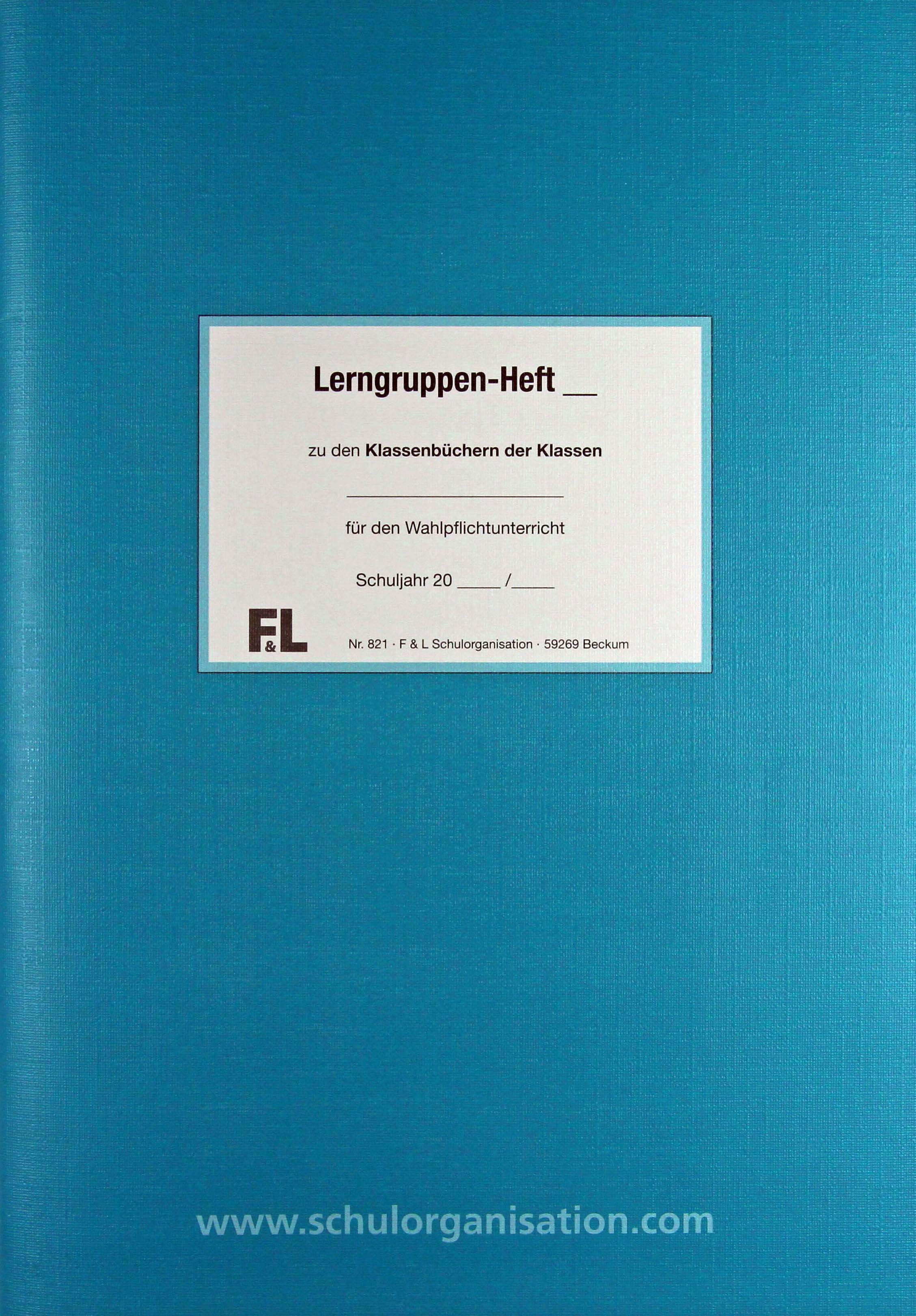 Kursheft Wahlpflichtunterricht Lerngruppen