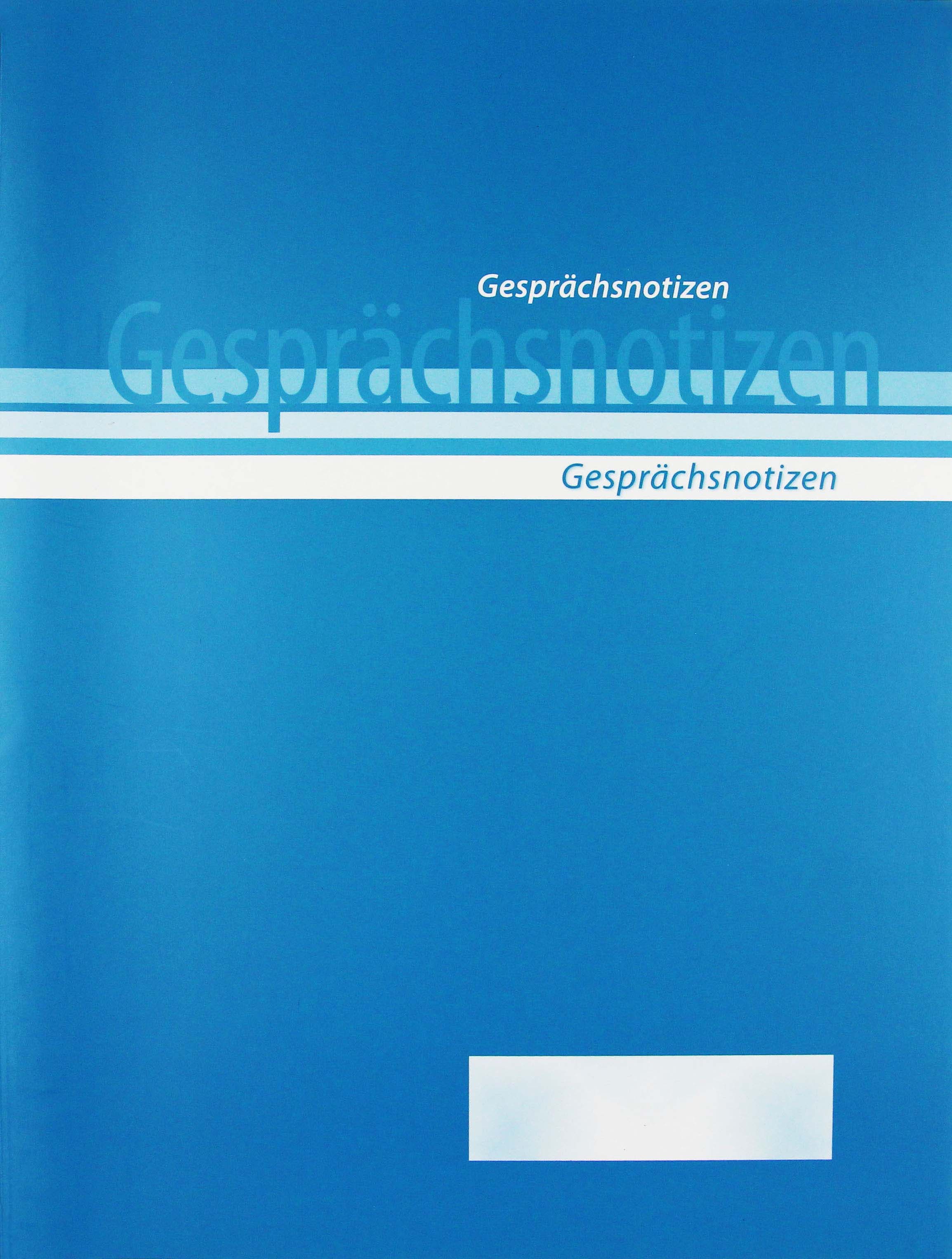 Gesprächsnotizen, DIN-A4