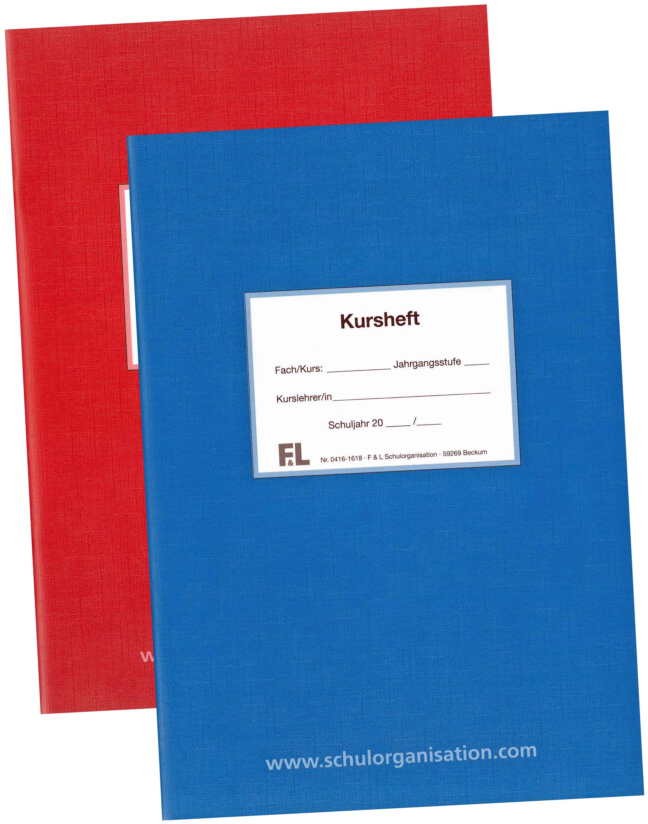 Kursheft gymnasiale Oberstufe 4 Kurshalbjahre