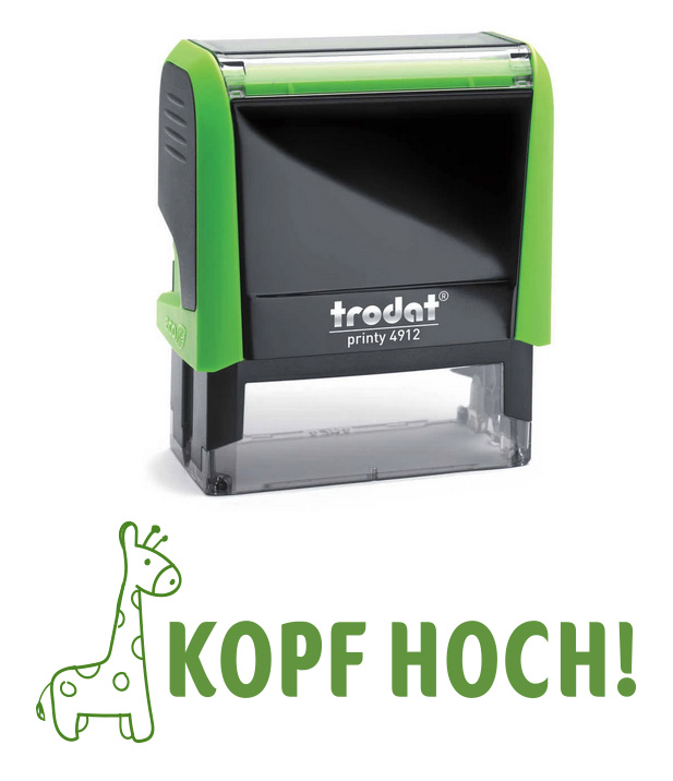 Trodat Printy Kopf hoch
