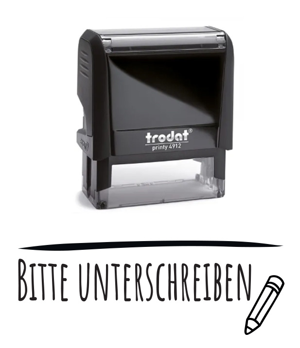 Trodat Printy Bitte unterschreiben