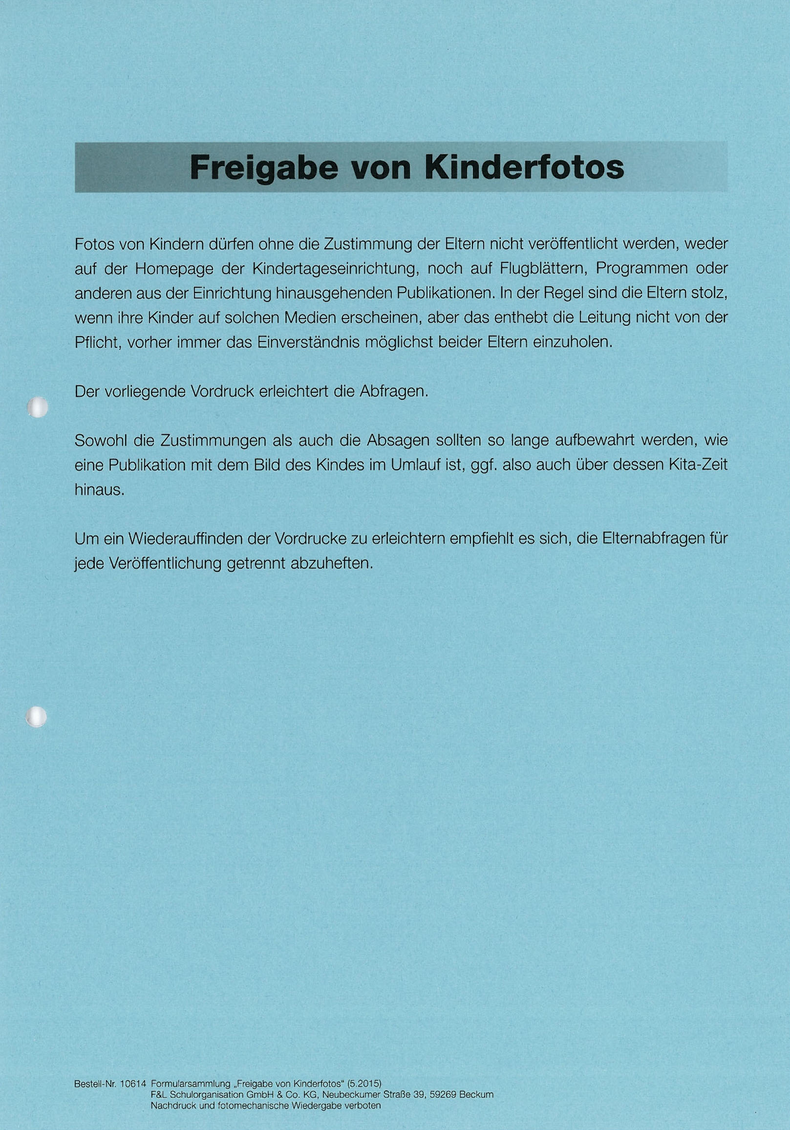 Freigabe Eltern Kinderfoto