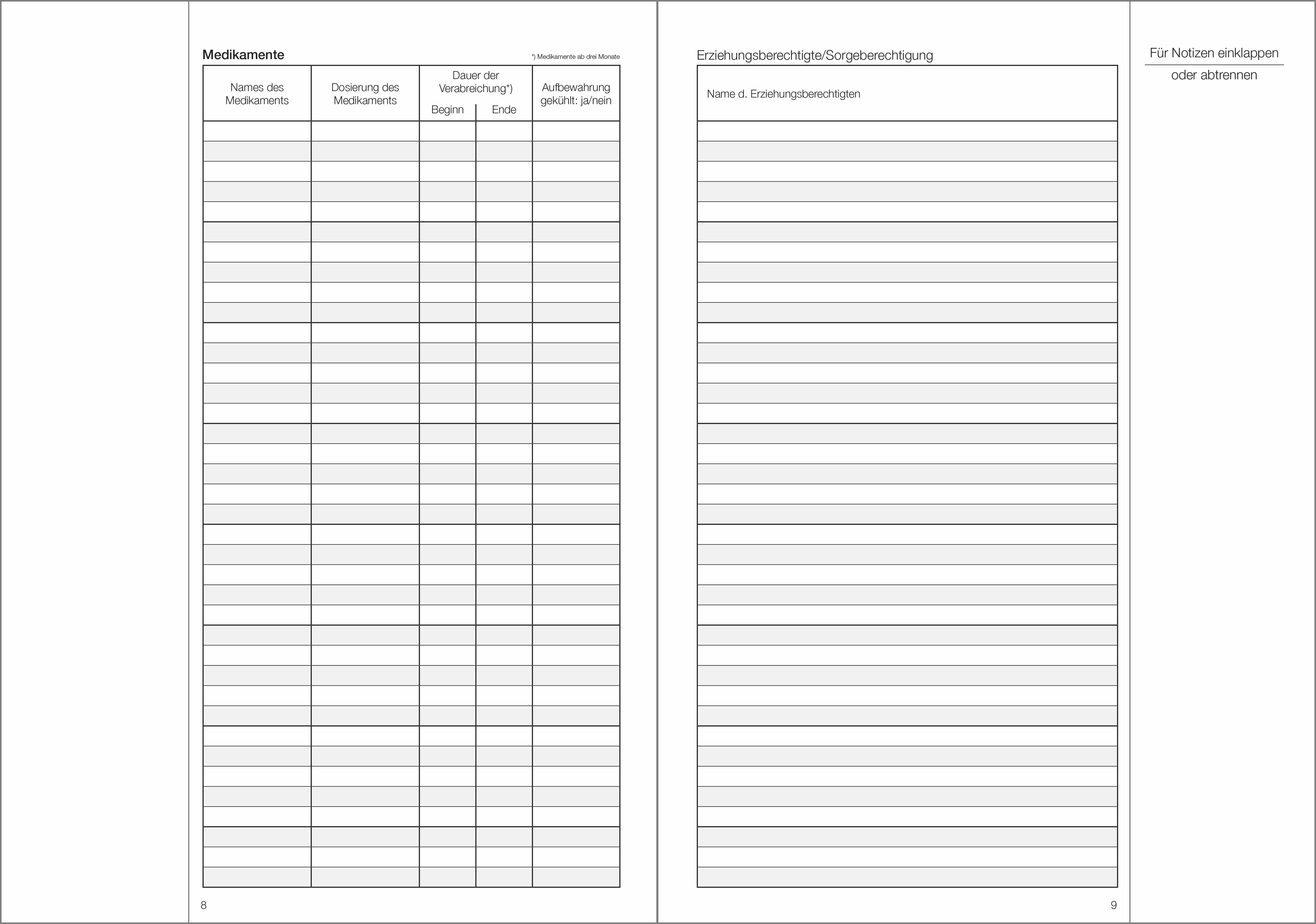 Schülerdaten FOS Lernen/GB Klassenbuch Teil A 2026/2027