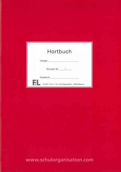 Hortbuch, rot