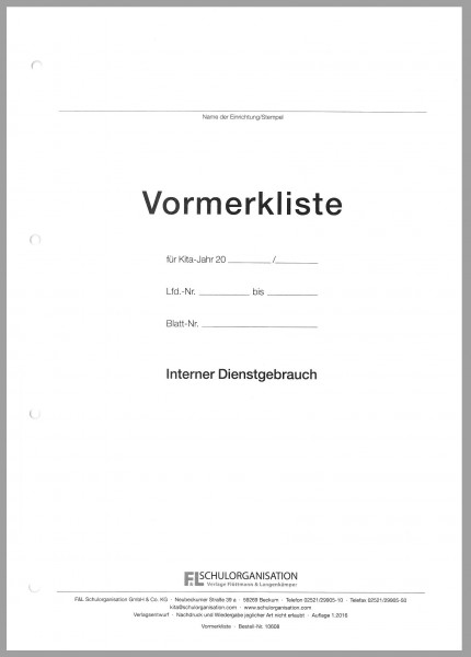 Vormerkliste