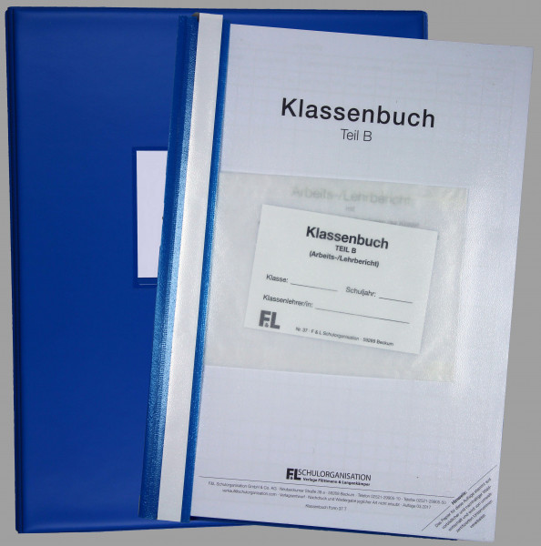 Klassenbuch GRS NRW Teil B wochenweise, Inhalt + Ordner