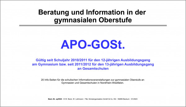 InfoSatz APO-GOSt. digital