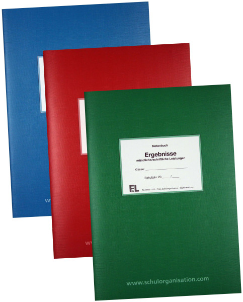 Ergebnisse mündl. und schriftl. Leistungen