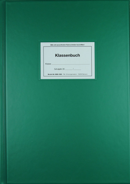 Klassenbuch grün