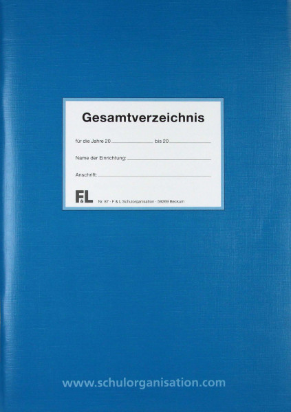 Gesamtverzeichnis