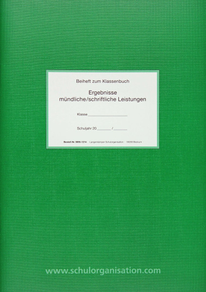Beiheft - schriftliche Arbeiten