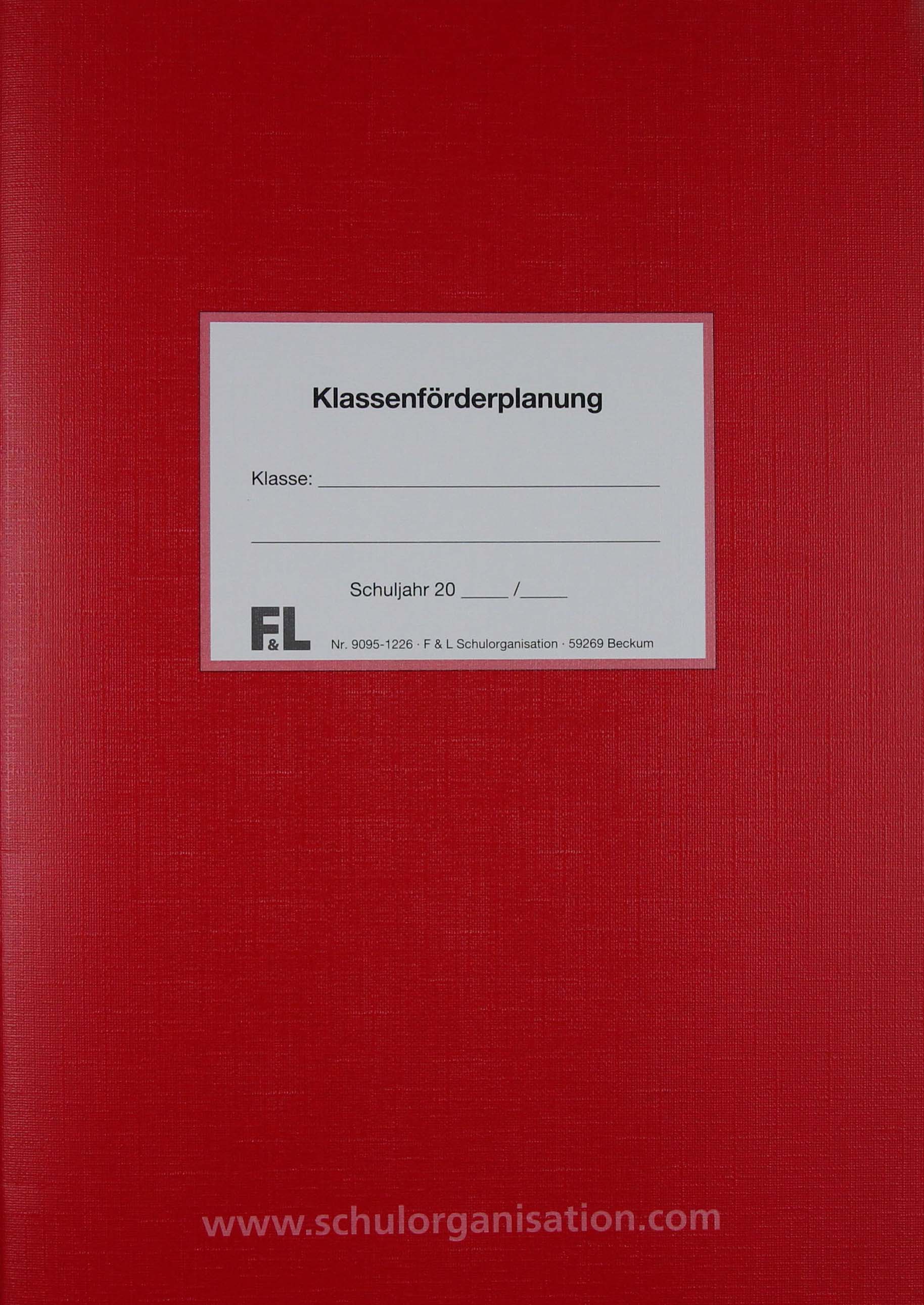 Klassenförderplanung Schuleingangsphase | F&L Schulorganisation