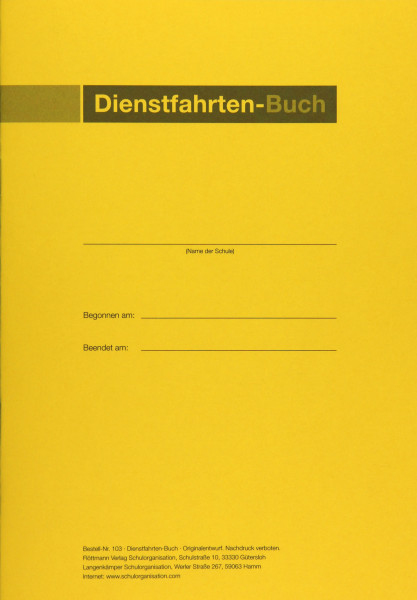 Dienstfahrten-Buch