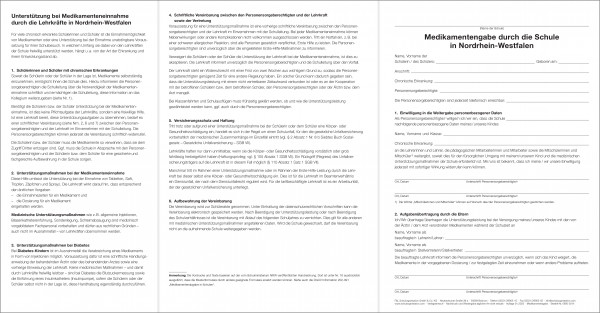 Medikamentengabe in der Schule