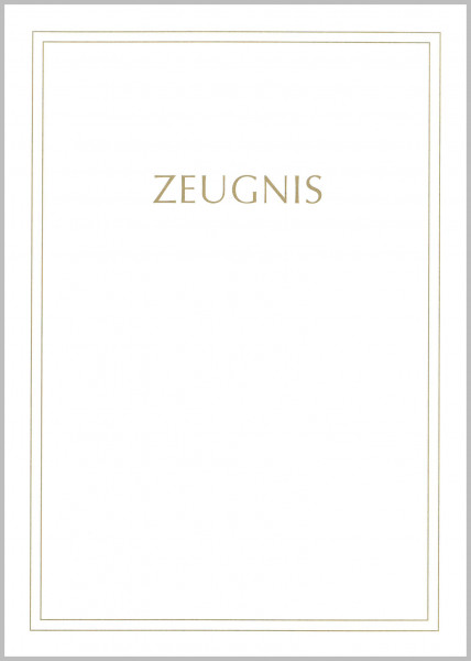 Zeugnis-Übergabemappe