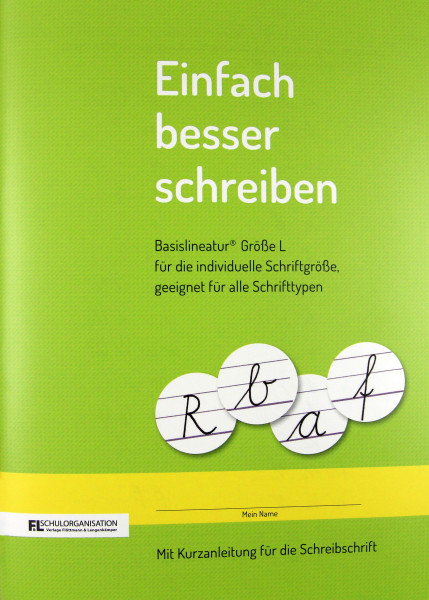 Schreiblernheft Lineaturgröße L Einfach besser schreiben