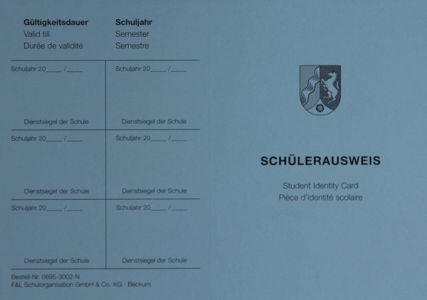 Schülerausweis NRW, Neobond