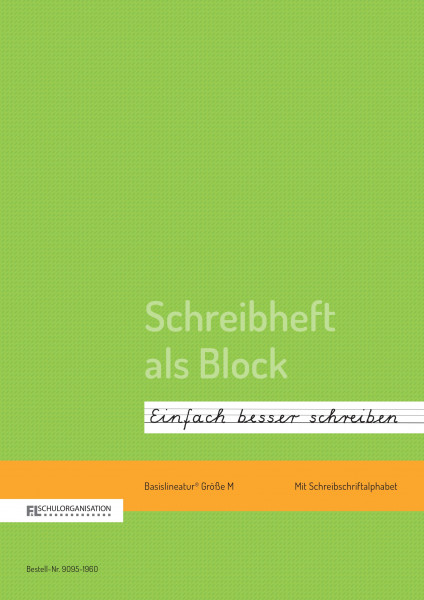 Schreibblock Lineatur M Einfach besser schreiben